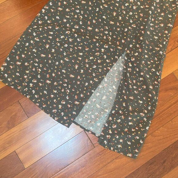 Green Floral Summer Dress maxi size Medium - Picture 6 of 12